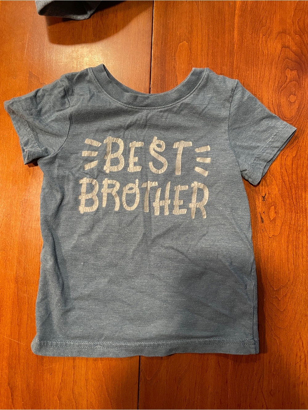 Cat & Jack Blue "Best Brother" Short Sleeve Tee
